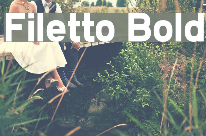 Filetto Bold Font examples