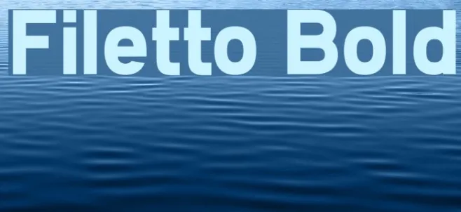 Filetto Bold Example 3