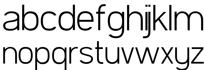Filetto ExtraLight Font LOWERCASE