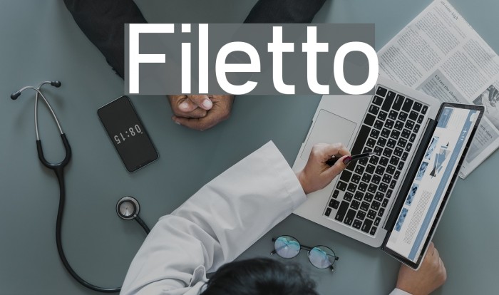 Filetto Font examples