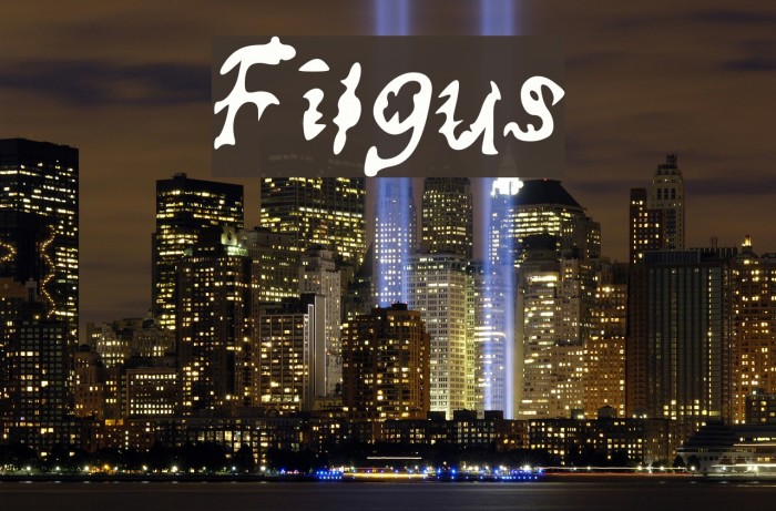 Filgus Font examples
