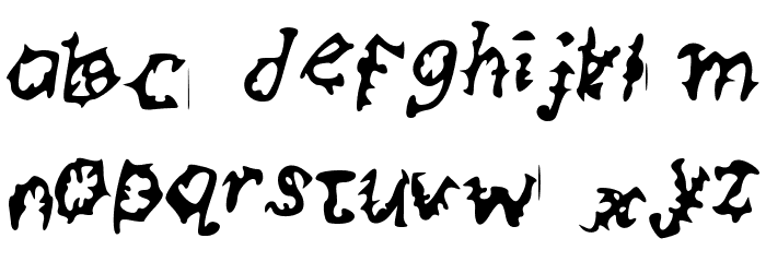 Filgus Font LOWERCASE