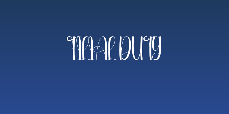 Filial Duty Social Header