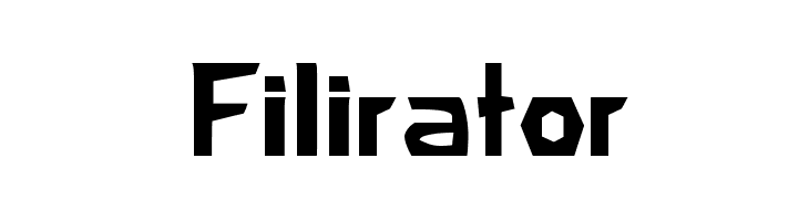 Filirator Font