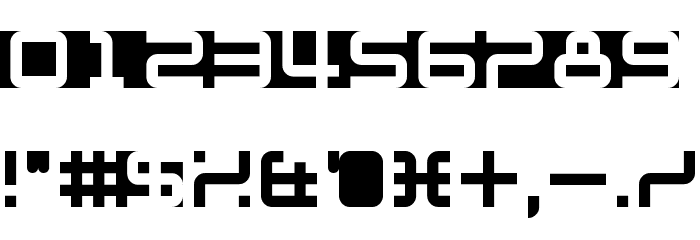 Fill In The Gaps Regular Font OTHER CHARS