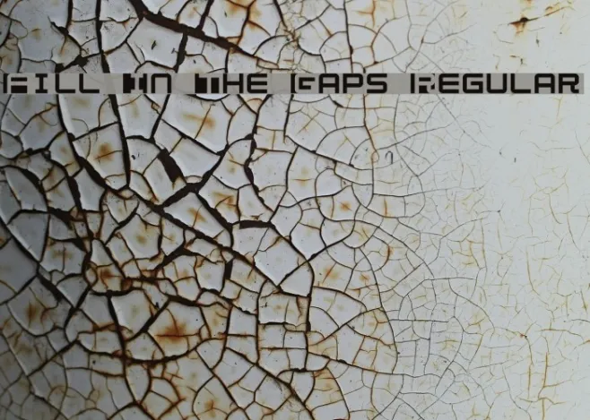 Fill In The Gaps Regular Example 2