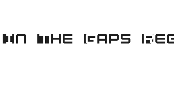 Fill In The Gaps Regular Logo