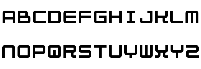 Fill In The Gaps Regular Font LOWERCASE
