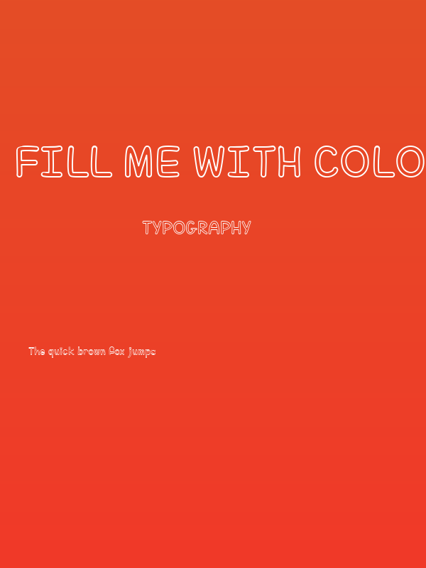 Fill Me With Color Poster