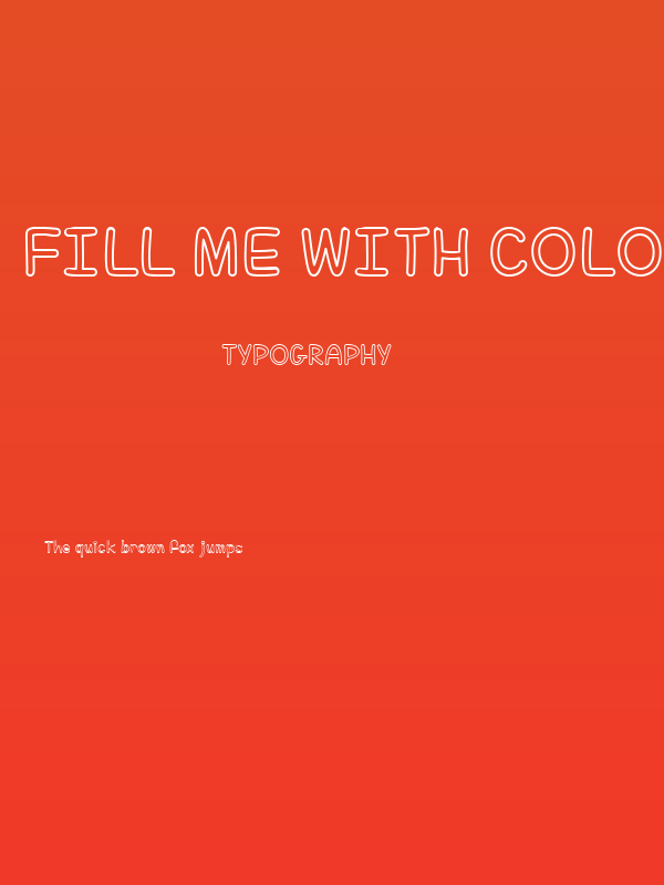 Fill Me With Color Poster