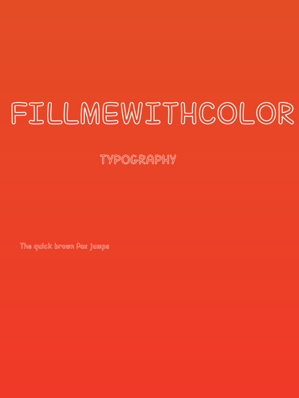 FillMeWithColor Poster