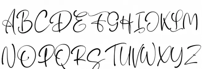 Fillaflow Schriftart Groß