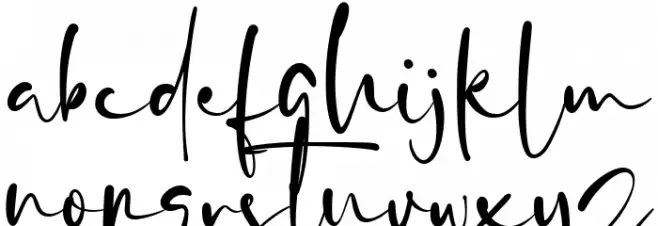 Fillaflow 字体 小写