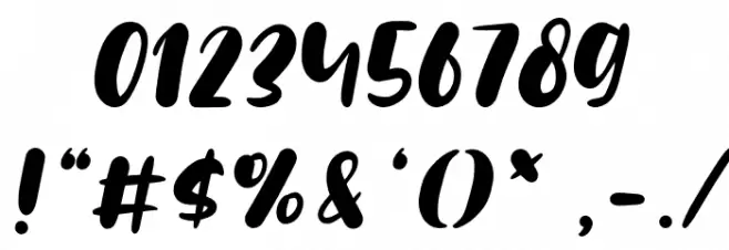 Fillate Font OTHER CHARS