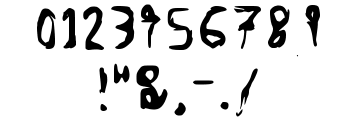 Filled Spots Regular Font OTHER CHARS