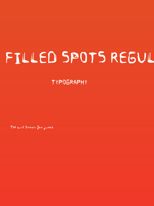 Filled Spots Regular Poster