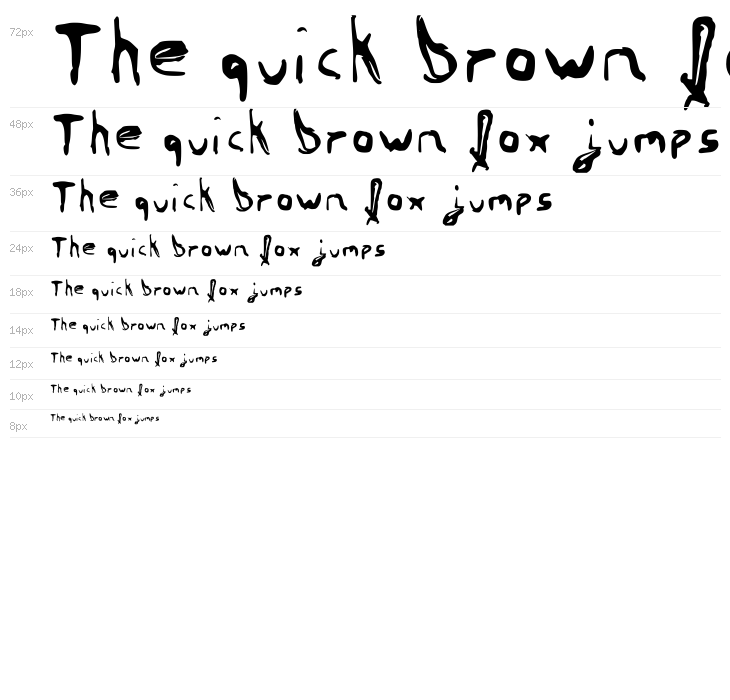 Filled Spots Regular Waterfall