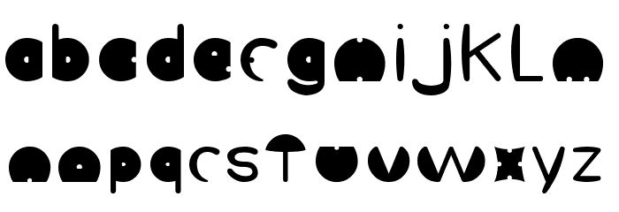 Filler Font LOWERCASE