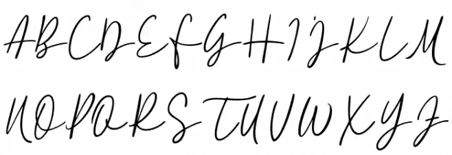 Fillerglad DEMO-Regular Polices MAJUSCULES