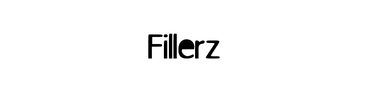 Fillerz  Descarca Fonturi Gratis