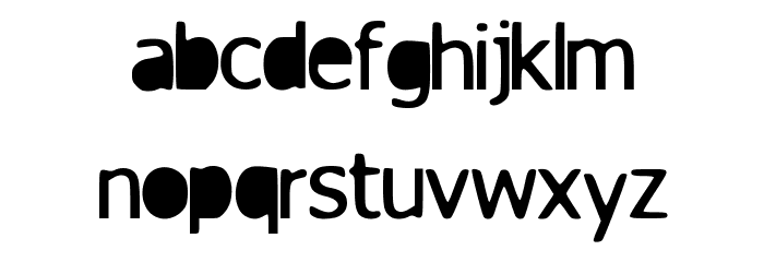 Fillerz フォント 小文字