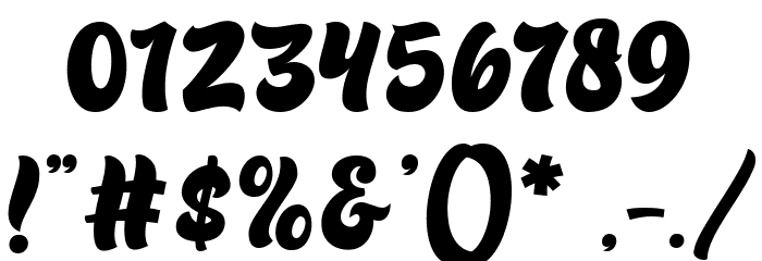 Fillguy Font OTHER CHARS
