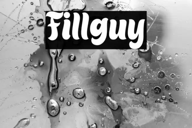 Fillguy Font examples