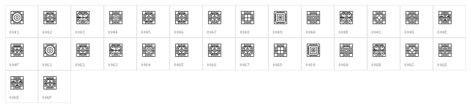 Filling Regular Character Map