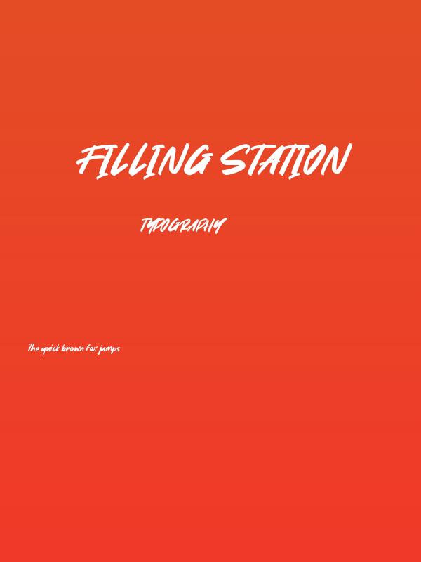Filling Station Poster