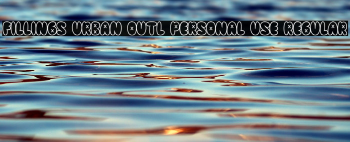 Fillings Urban Outl PERSONAL USE Regular Example 3