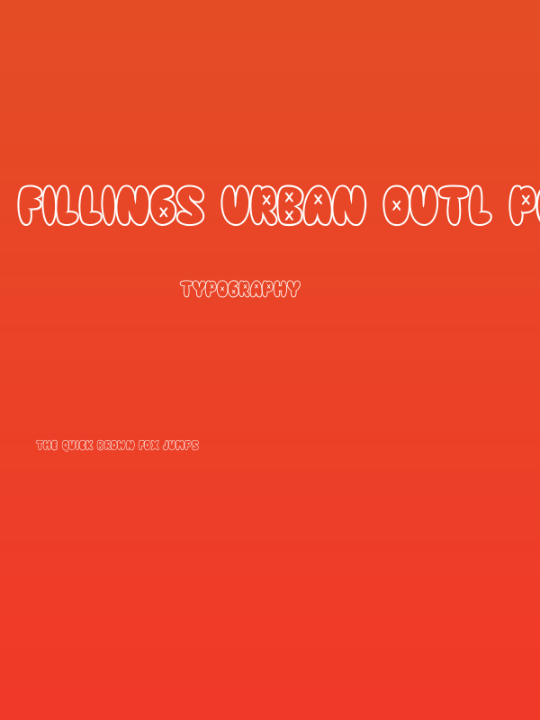 Fillings Urban Outl PERSONAL USE Regular Poster