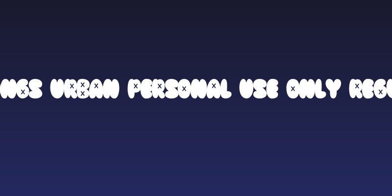 Fillings Urban PERSONAL USE ONLY Regular Social Header