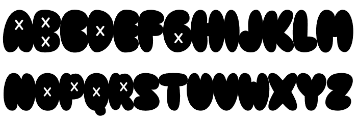 Fillings Urban PERSONAL USE ONLY Regular Font LOWERCASE