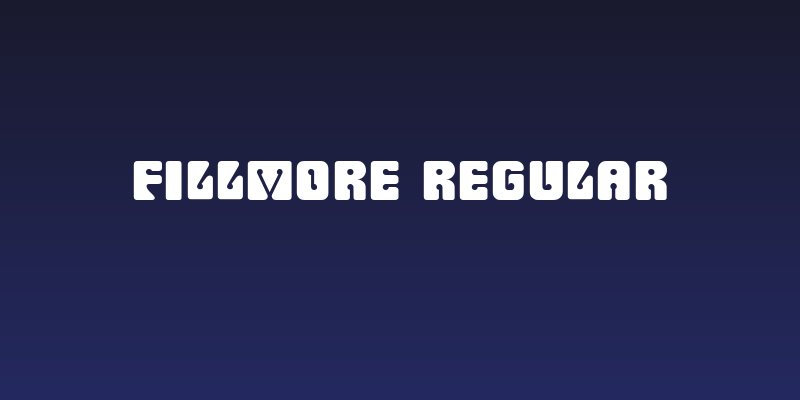 Fillmore Regular Social Header