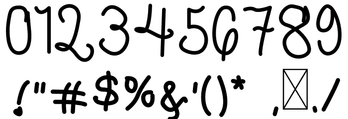 Fillpattern Bold Font OTHER CHARS