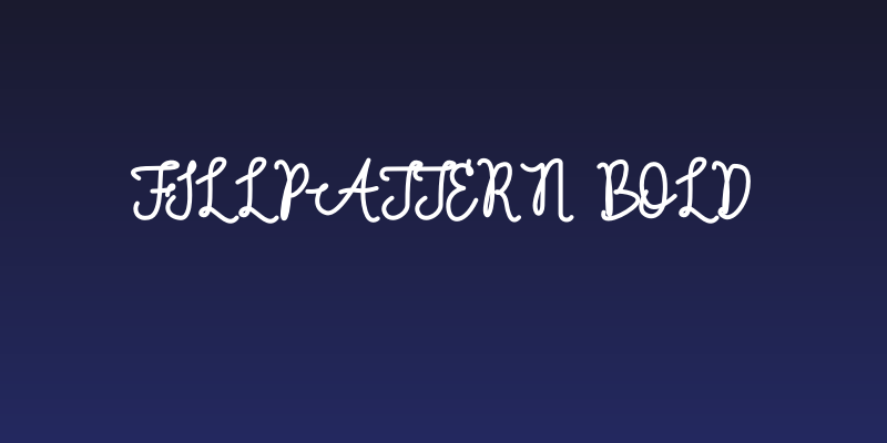 Fillpattern Bold Social Header