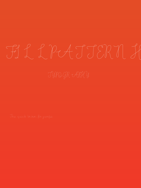 Fillpattern Hairline Poster