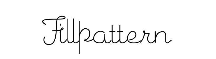 Fillpattern  免费字体下载