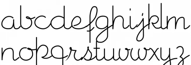 Fillpattern 字体 小写
