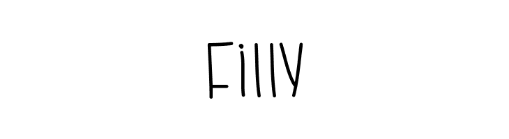 Filly  フリーフォントのダウンロード