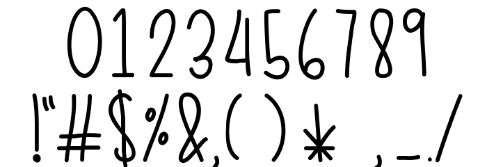 Filly Font OTHER CHARS