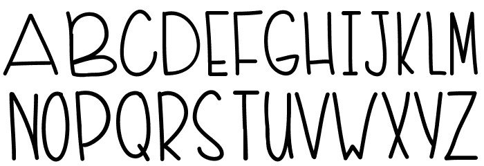 Filly Font UPPERCASE