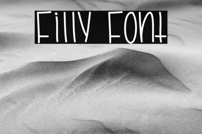 Filly Fonte examples