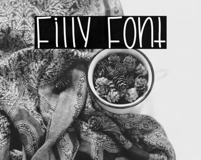 Filly Fonte examples