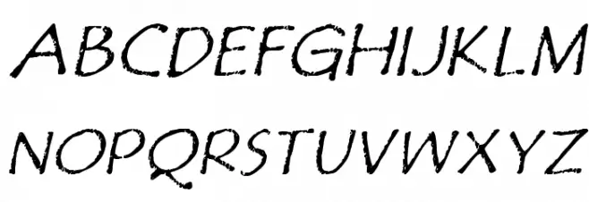 Film Cryptic Oblique Шрифта ВЕРХНИЙ