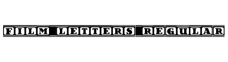 Film Letters Regular  font caratteri gratis
