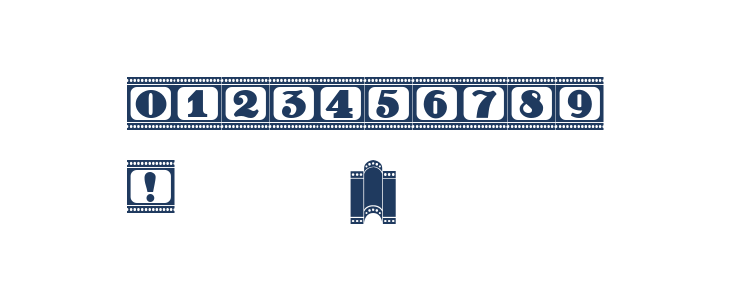 Film Letters Regular Other Characters