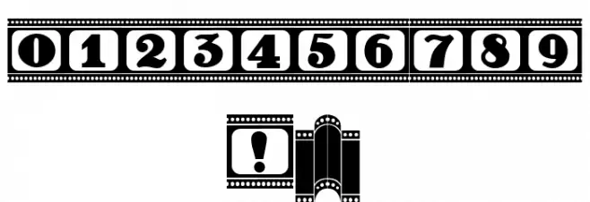 Film Letters Regular Font OTHER CHARS