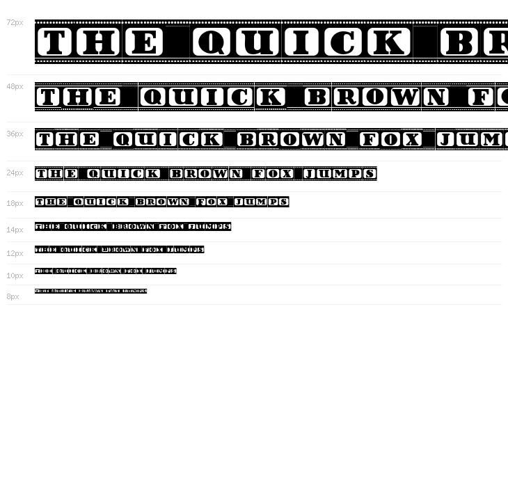 Film Letters Regular Waterfall