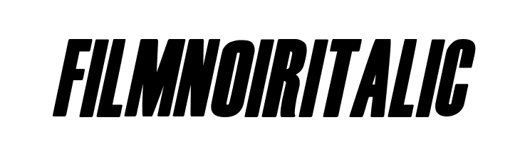 Film Noir Italic  免费字体下载